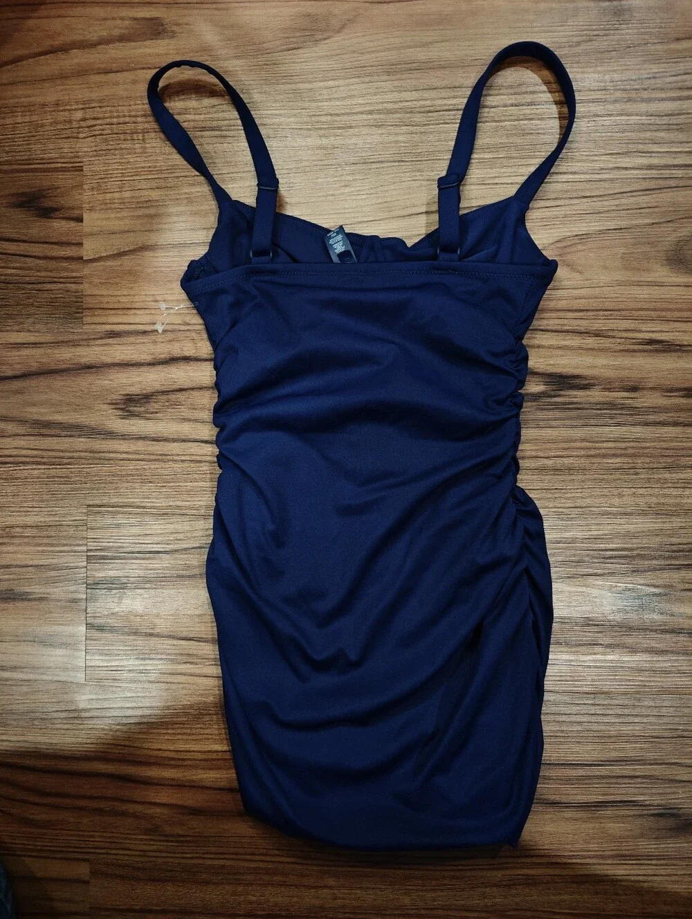 SKIMS Shaping Sculpting Swim Ruched One Piece Swimsuit in Midnight